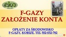 Fgazy, chłodnictwo, dokumentacja, tel 502-032-782 - 2