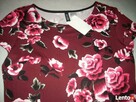H&M Sukienka Kwiaty NOWA 36 S dżersej - 8