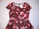H&M Sukienka Kwiaty NOWA 36 S dżersej - 3