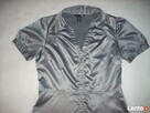 H&M koszula Elegancka Szara Satyna j NOWA 38 M - 3