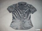 H&M koszula Elegancka Szara Satyna j NOWA 38 M - 2