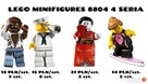 LEGO MINIFIGURES 8804 4 SERIA - Marynarz, Surferka, Gejsza