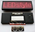 Mini Tablica Reklama Badge LED 9,5x3cm Identyfikator - 2