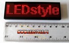 Mini Tablica Reklama Badge LED 9,5x3cm Identyfikator - 4