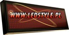 Mini Tablica Reklama Badge LED 9,5x3cm Identyfikator - 1