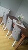 Krzesło z kołatką pikowane tapicerowane wygodne nowe produce - 5