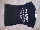 Czarny t-shirt Sinsay - 1