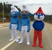 SMERF Żywa Maskotka Chodzący Kostium Reklamowy Strój - 1