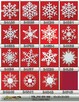 Gwiazdki, śnieżynki styropianowe, dekoracje świąteczne-49cm - 6
