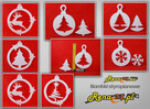 Gwiazdki, śnieżynki styropianowe, dekoracje świąteczne-49cm - 4