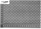 Blacha perforowana ocynk- 1000x1000 Rv 5-8, grubość 1,0 mm - 1