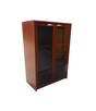KOMODA GABINETOWA Z WITRYNĄ WIŚNIA 3OH - 1