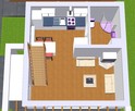 Projekt domu 35m2 z poddaszem, Dom bez pozwolenia - 7