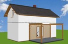 Projekt domu ZG8c - na zgłoszenie (bez pozwolenia) - 2