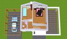 Projekt domu 35m2 z poddaszem, Dom bez pozwolenia - 8