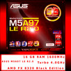 AMD FX-8320 Black Edition Turbo 4.0GHz+ASUS M5A97+16GB RAM - 1