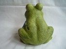 NOWA Żaba Żabka zielona figurka ceramika - 6