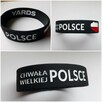 Opaski bransoletki silikonowe gumowe na rękę POLSKA - 1