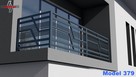 balustrady ogrodzenia bramy wjadowe metalowe przęsło panel - 4