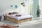Łóżko sypialniane z materacem Lena 160x200 wysyłka - 4