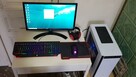 Zestaw gamingowy: Komputer+monitor+myszka+klawiatura+słuchaw - 1