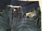 Spodnie, bluzka ciążowe rozmiar 40/42 - jeans, sztruks - 4