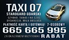 Tanie Taxi Starogard Gdański.Karta, Gotówka.(665-665-995) - 2