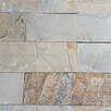 Płytki Kamienne Łupek California Złota naturalny 10x30x1 cm - 1