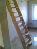 SCHODY KACZE na wysokość 280cm szer60cm z BARIERKĄ DREWNIANE - 5
