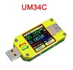 UM34C USB 3.0 wyświetlacz LCD Tester miernik napięcia i prąd - 1