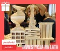Zabawki konstrukcyjne, klocki drewniane Linden 500 szt - 12