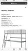 Łóżko na antresoli z biurkiem - piętrowe Ikea - 3