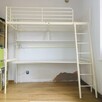 Łóżko na antresoli z biurkiem - piętrowe Ikea - 1