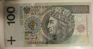 Banknot z bliźniakiem 2x100zl z 1994 RADAR/PĘTLA - 2