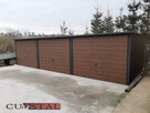 Garaż drewnopodobny 9x6 garaże blaszane 3 stanowiska - 2