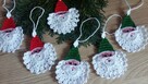 Mikołaje szydełkowe - 4