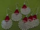 Mikołaje szydełkowe - 2