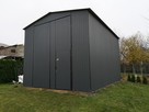 Garaż blaszany pod podnośnik 5x7 m dwuspadowy Brama + Drzwi - 4