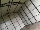 Garaż blaszany pod podnośnik 5x7 m dwuspadowy Brama + Drzwi - 9