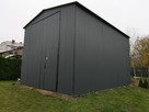 Garaż blaszany pod podnośnik 5x7 m dwuspadowy Brama + Drzwi - 5