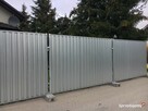 Ogrodzenie pełne tymczasowe ogrodzenia pełne płot budowa - 4