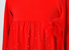 Czerwona sukienka dla dziewczynki z tiulem w roz 92/98 - 2