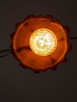 Lampa sufitowa z jednego plastra drewna akacji - 2