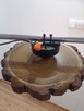 Lampa sufitowa z jednego plastra drewna akacji - 5