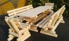 Meble ogrodowe barowe drewniane z drewna . transport 180 zł - 1