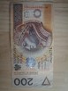 Banknoty 200zl z 1994r Destrukt hologramu/Przesunięcie druku - 13