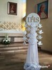 Gołąbek z imieniem dekoracja Pierwsza komunia - 6
