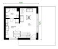 Projekt domu ZG9l - na zgłoszenie (bez pozwolenia) - 6