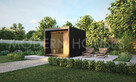 Domek ogrodowy, SAUNA, Konstrukcja Metalowa- Modern Houses - 2