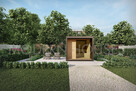 Domek ogrodowy, SAUNA, Konstrukcja Metalowa- Modern Houses - 4